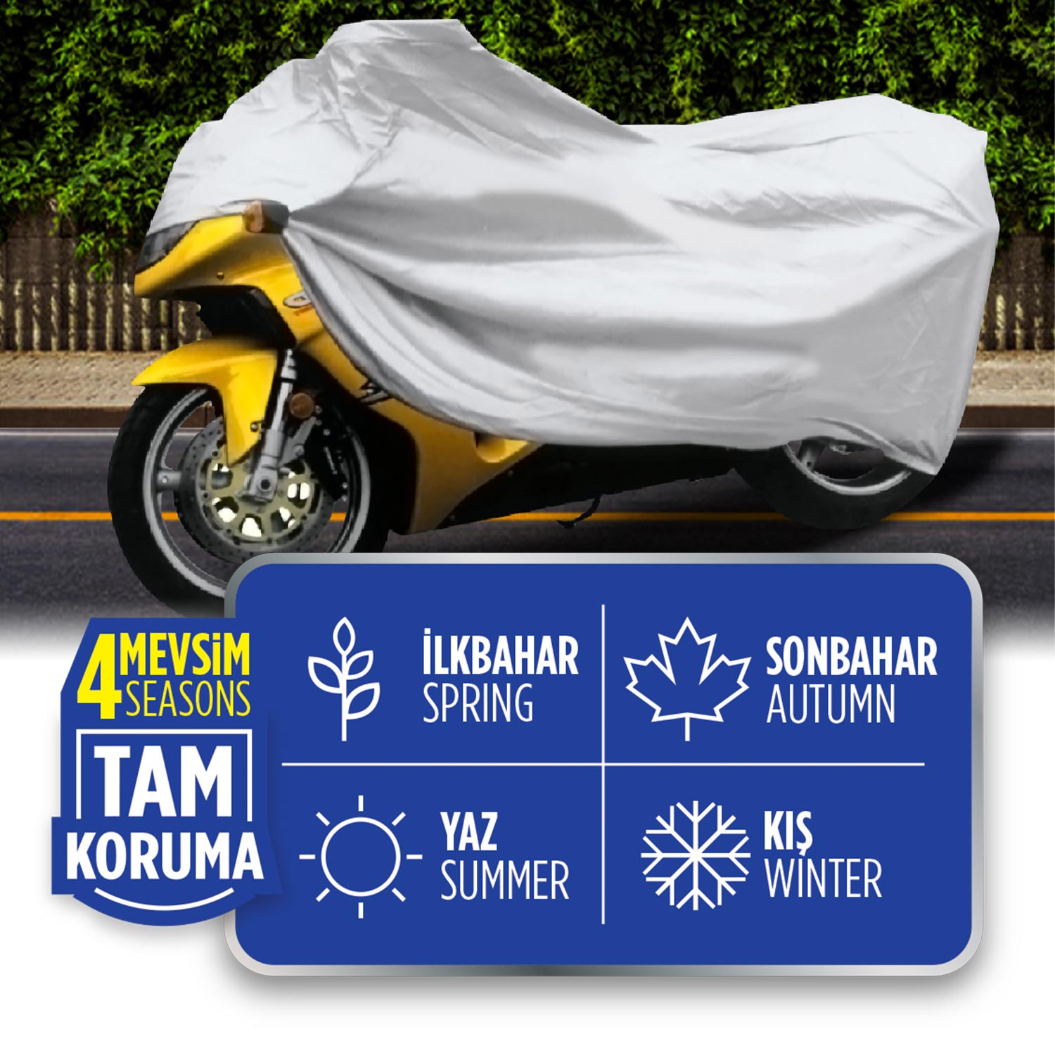 4 Mevsim Motosiklet Brandası - L