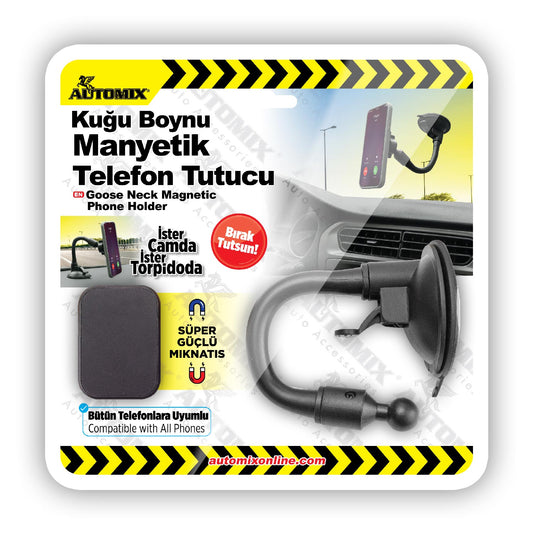 Manyetik Telefon Tutucu - Kuğu Boynu